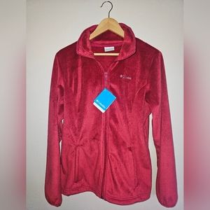 Womens XL Columbia Full Zip Fleece Jacket. NWT.